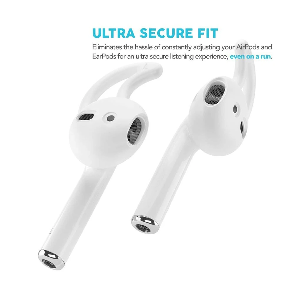 Air Pods для Apple силиконовые аксессуары для Airpods gear Iconx Airpod ушные крючки советы наушники для Apple AirPods крышка earpods чехол