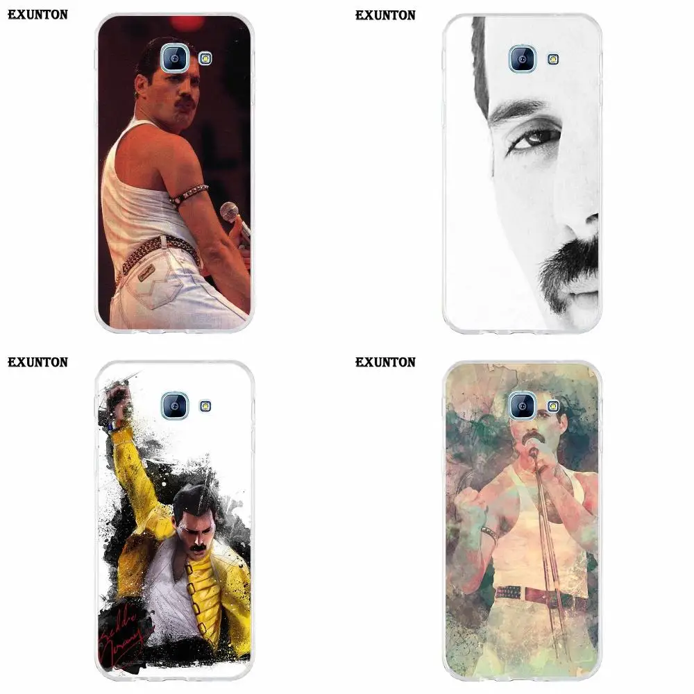 

Soft Fashion Cover Case For Galaxy Alpha Core Prime Note 2 3 4 5 S3 S4 S5 S6 S7 S8 mini edge Plus Freddie Mercury Band Queen
