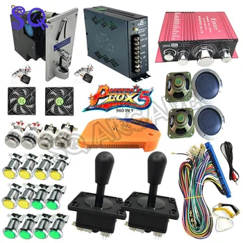 

DIY Arcade Bundles Kits Parts Pandora Box 5S+ 960 in 1 With Power Supply Jamma wiring Joystick illuminated Push Button