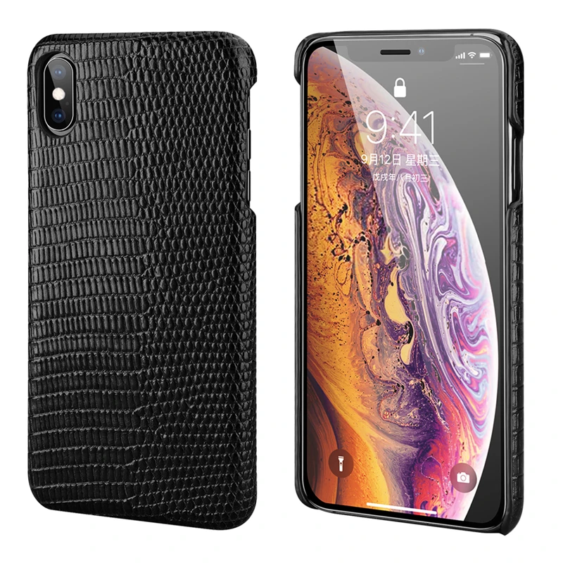 Чехол Из Натуральной Кожи Ящерицы для iphone X XS XR XS Max для iphone 11 Pro MAX для iphone 6s 7 8 plus задняя крышка из натуральной кожи