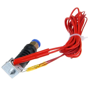

Assembled Peek J-head hotend long-distance bowden extruder 0.3/0.35/0.4/0.5mm nozzle +75cm cable for 3mm 3D filament