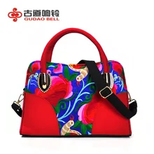 Модные сумки через плечо сумка национальной вышивкой Диагональ сумки Многофункциональный Искусственная кожа женская сумка