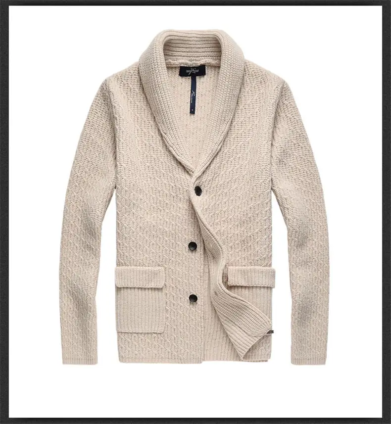 Muls Luxury Woolen Blazers Cardigan Men 65% Wool 35% Nylon Winter Autumn Thicken Knitted Wear Male Sweater Suits Jacket Men Coat-09
