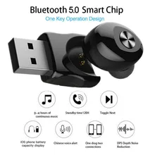 USB Mini Wireless Bluetooth 5.0 Earbud In-Ear Stereo Portable Rechargeble Earphones Compatible Universal Mobile Phone USB Mini Wireless Bluetooth 5.0 Earbud In-Ear Stereo Portable Rechargeble Earphones Compatible Universal Mobile Phone