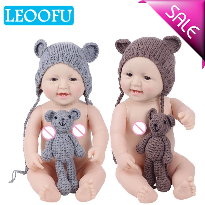 LEOOFU 50 см 20 дюймов силиконовые bebe reborn куклы ручной работы реалистичные