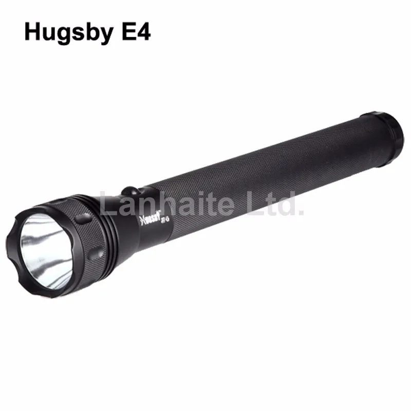 Hugsby E4 Cree XR-E Q5 330 люмен 1-Mode светодиодный фонарик-черный (4 x D-Размеры/нин)