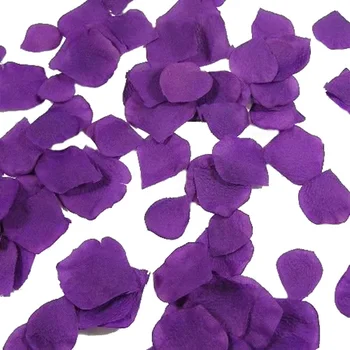 

1000pcs Silk Rose Petals Decorations for Wedding Party (Purple)