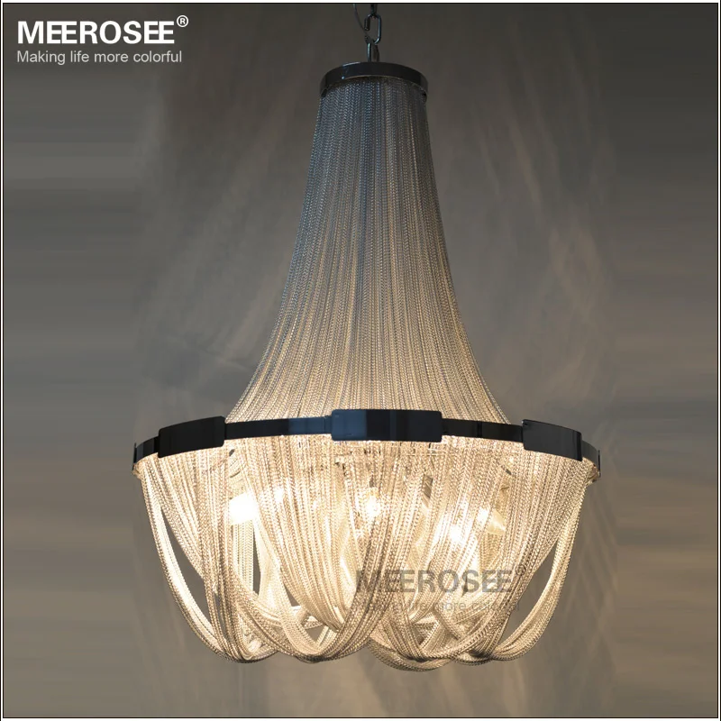 French Aluminum Chain Pendant Light Fixture Empire Vintage Hanging French Aluminum Chain Pendant Light Fixture Empire Vintage Hanging Suspension Re Lamp Drop In Lights From Lighting
