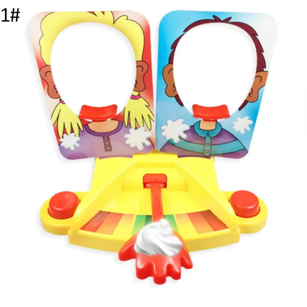  Single/Double Pie Face Showdown Game Challenge Family Interactive Table Toy for Child Showdown Chal