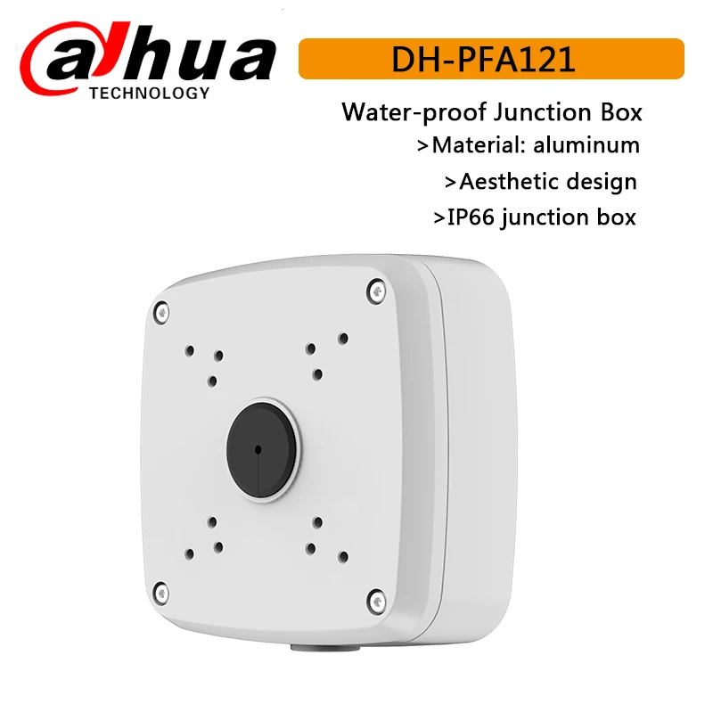 

DAHUA PFA121 Aluminum Material Water-proof Junction Box DH-PFA121 Junction Box support Dahua gun Camera