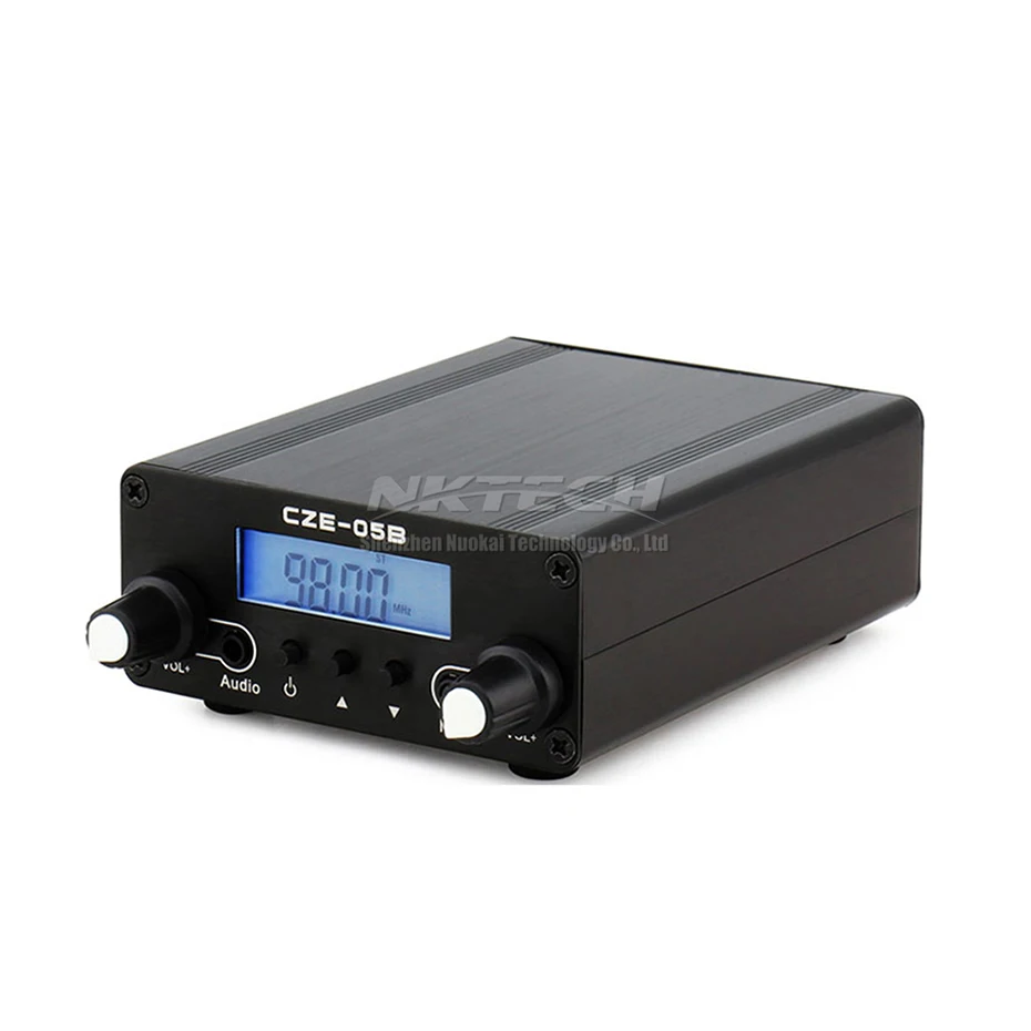 NKTECH PLL ESTÉREO FM Transmisor de Radio en la estación de transmisión CZE-05B 100 mW/500 mW frecuencia 76-108Mhz a casa AMPLIFICADOR DE CAMPO DE doble modo - 3
