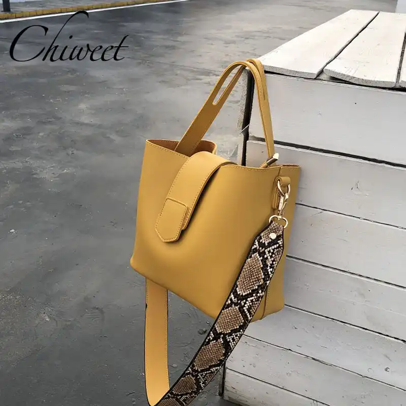 wide strap designer bag