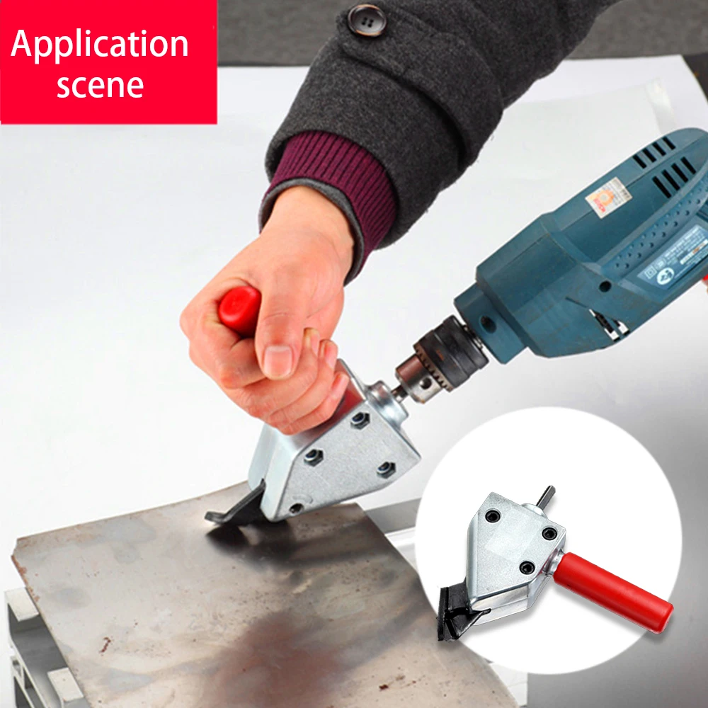 New Metal Cutting Sheet Nibbler Cutter Tool Drill Attachment Cutting New Metal Cutting Sheet Nibbler Cutter Tool Drill Attachment Cutting