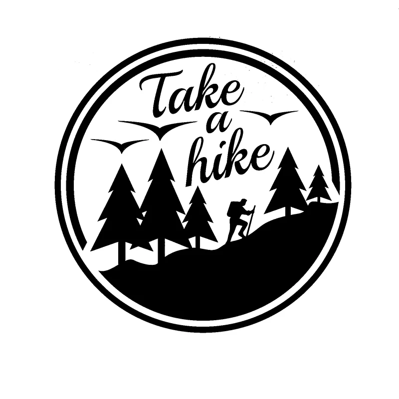 Автомобильный Стайлинг Take A Hike Car Caravan Camper Van Laptop Camping Adventure виниловая наклейка на