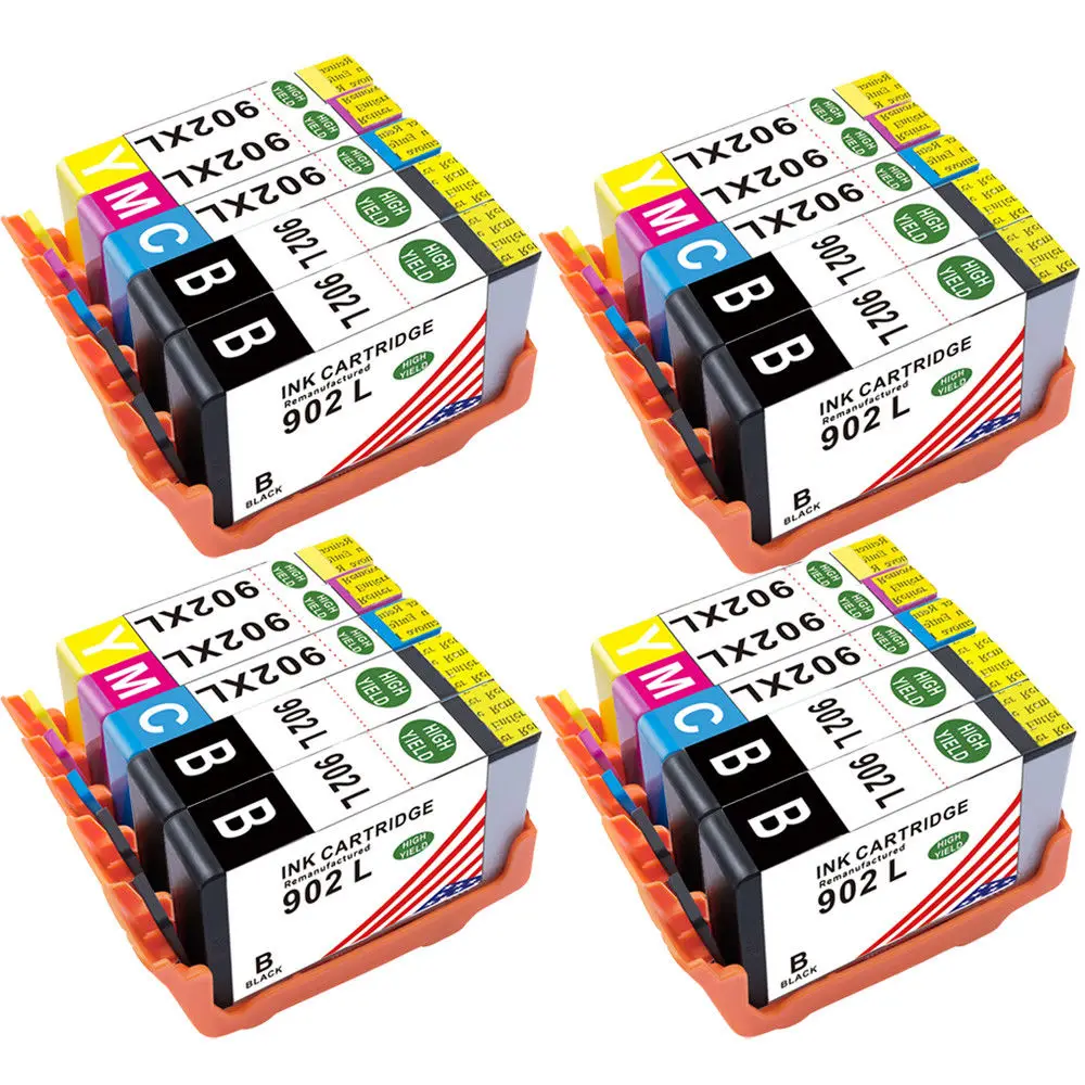 

TONER KINGDOM 20pcs/set 902 902XL Compatible Ink Cartridge For HP OfficeJet Pro 6970 6975 6968 6954 6951 6978 6979 Printer