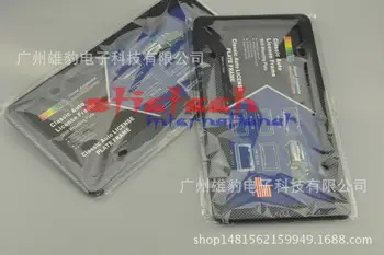 

by dhl or ems 50set Carbon Fiber Painted ABS Car License Plate Frame Tag Cover Trim For USA Car hot sale