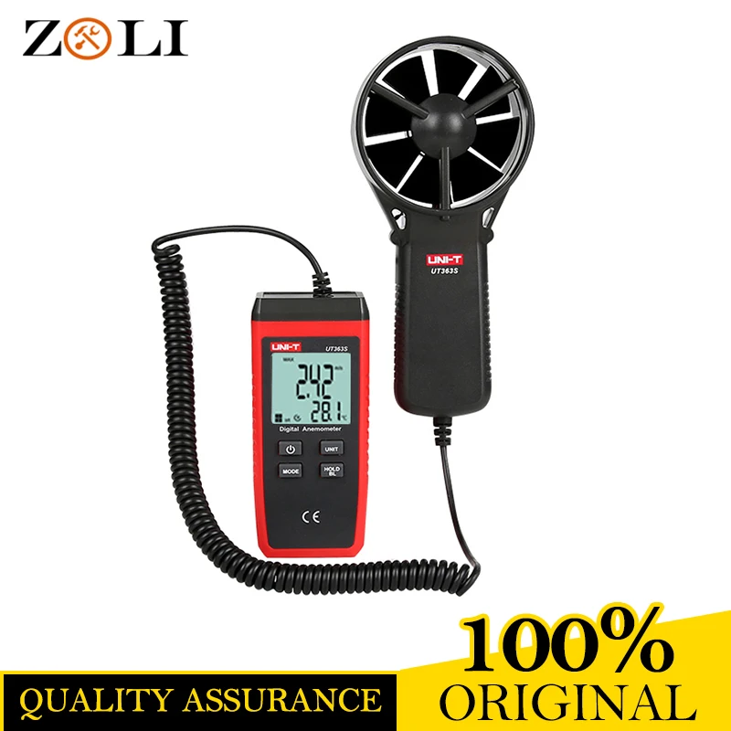 

UT363S Digital Split-type Anemometer UT363S High Accuracy Large LCD Display UT363S Precise Wind Speed Sensor Better Than UT363