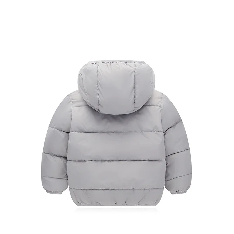 BibiCola/Детские Зимние куртки Теплая Флисовая верхняя одежда с капюшоном для мальчиков и девочек, пальто Детская куртка с хлопковой подкладкой зимняя одежда
