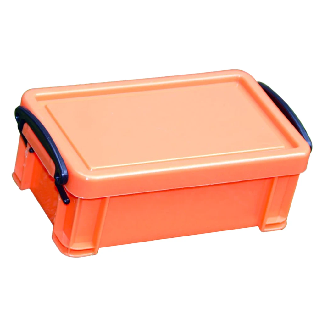 Home Furnishing Consealed 0.5L Latch Storage Box  Kitchen Garage Organizer Jewelry Case Container Set, Lided
