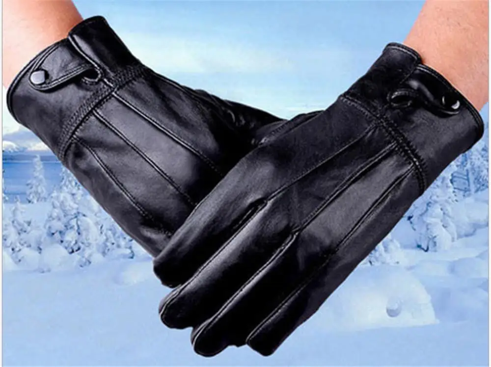 Длинный Хранитель наивысшего качества! Mr Right перчатки из натуральной кожи для мужчин военные тактические guantes мужские для вождения полный палец зимние luvas - Цвет: T3