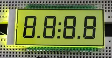 Жёлтый, зеленый 40PIN TN положительный 4-знака после запятой сегментная жидкокристаллическая панель белый/желтый и зеленый цвета/синий Подсветка 5V статическое состояние езды на автомобиле - Цвет: Жёлтый, зеленый