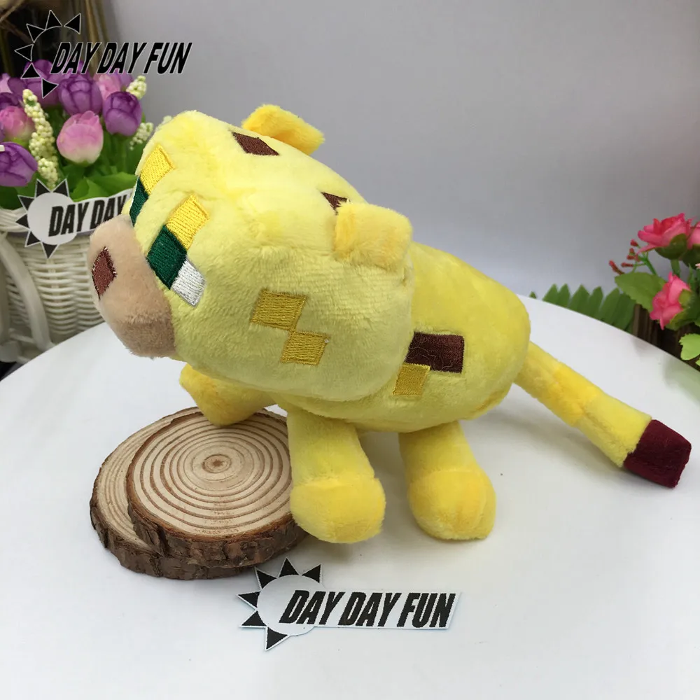 Хит Ocelot 24 см Minecraft плюшевая кукла мягкая черная Enderdragon EnderMan для мальчиков детей на