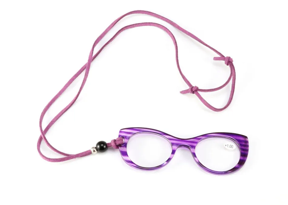 Iboode Новые портативные женские очки для чтения, кошачий глаз, Висячие на шее, очки для чтения, женские+ 1,0 1,5 2,0 2,5 3,0 3,5