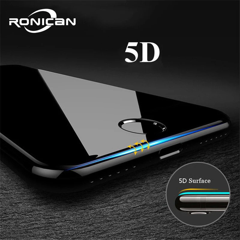 

5D Full Cover Edge Tempered Glass For iPhone 7 8 6 Plus Screen Protector For iPhone 6 6s 7 Plus XR XS MAX Film Protection Glass