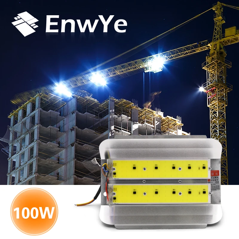 EnwYe 100W COB простой потолочные светильник Потолочные Светильник 220V Светодиодный точечный светильник для студийной фотосъемки светодиодный уличный светильник ing Gargen лампа новейшая