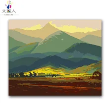 Гигантские горы Caspar Дэвид Фридрих картина маслом по номерам с наборы DIY рисовать пейзажи раскраска картины по номерам рамки