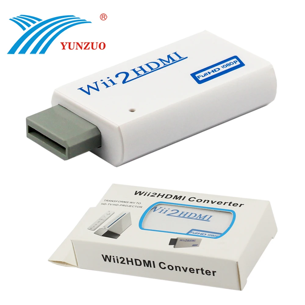 CE FCC адаптор-конвертер для wii к HDMI конвертер с аудио аналоговым в выход 720 P/1080 P ТВ