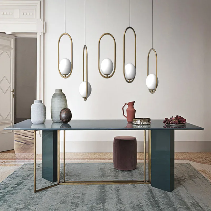 

Loft Art Oval Design Pendant Light Creative Retro Style Kitchen Dining Table Bar Coffee Shop Decoration Suspension Lights