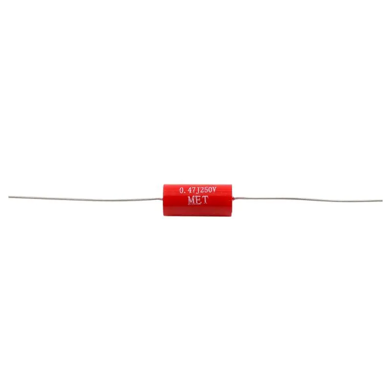 

1PC Audiophiler Axial MKP Audio Grade Capacitor 0.47J-250VDC For HIFI DIY Frequency Capacitance Guitar Amplifier Accessory