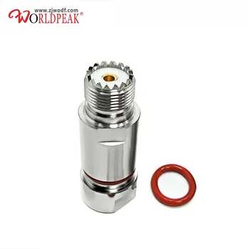 

Free shipping 2PCS waterproof UHF female ( PL239 ) straight for LDF4 cable