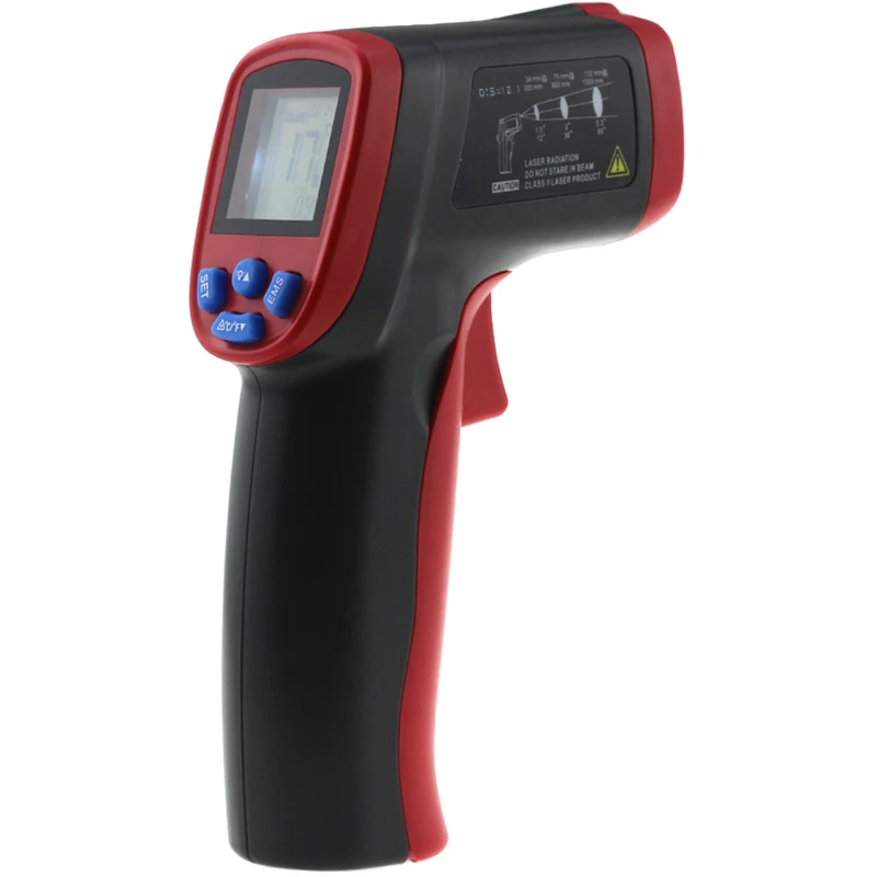 Goede ANENG AN550 Digitale Laser Pyrometer Non Contact Infrarood Thermometer 50 500C LCD Temperatuur Tester Meter Gun