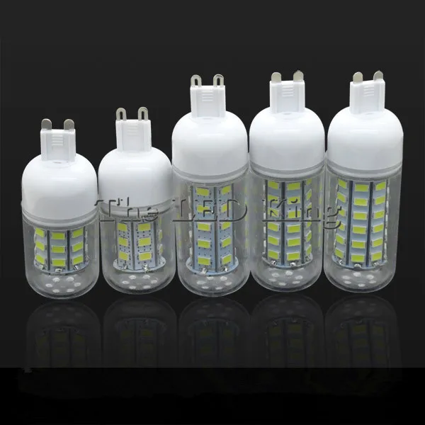 1 шт. лампада Светодиодная лампа 110 в 127 220 В G9 5730 SMD Bombillas свеча Luz Ampoule