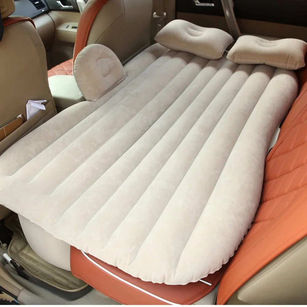 

matelas voiture gonflable Car Back Seat Cover Air Mattress Travel Bed Inflatable Mattress Air Bed Inflatable Car Bed lit voiture