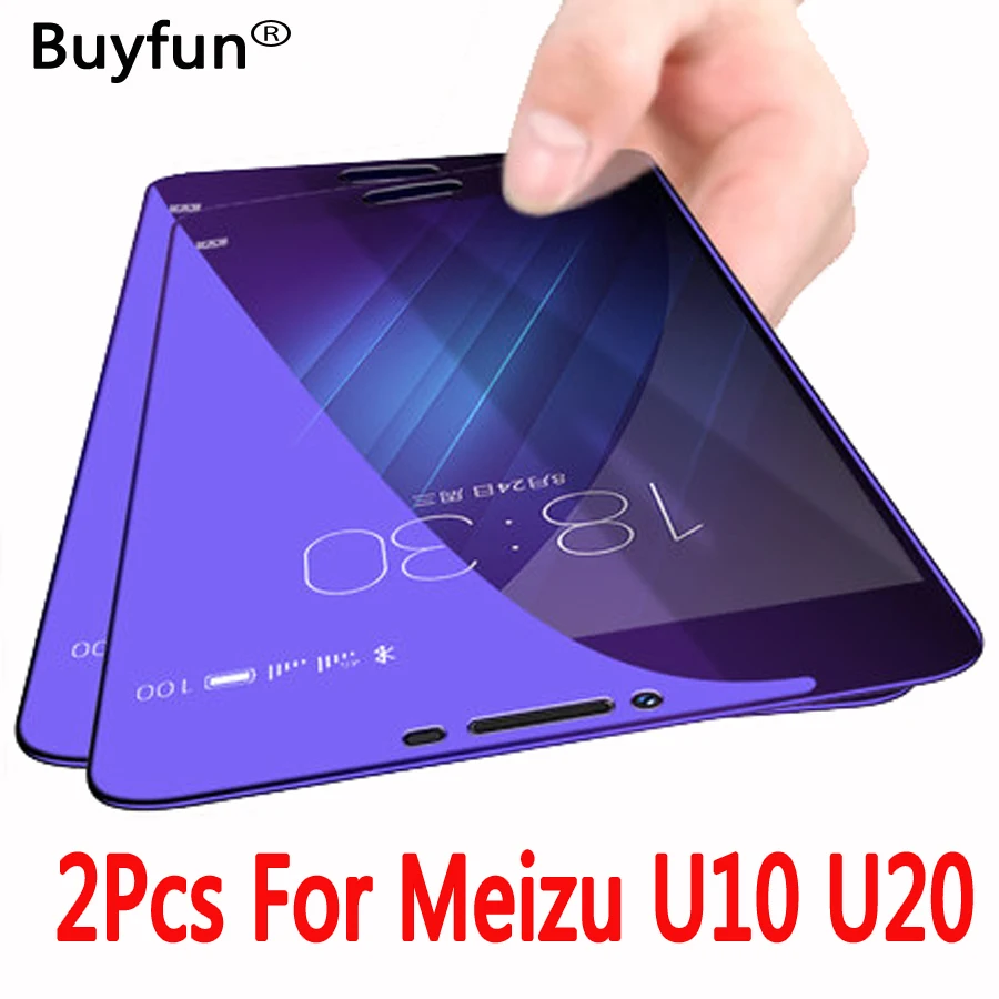 

2Pcs For Meizu U10 U 10 tempered glass For Meizu U20 U 20 U10 screen protector Phone Premium Toughened Protective Films Case