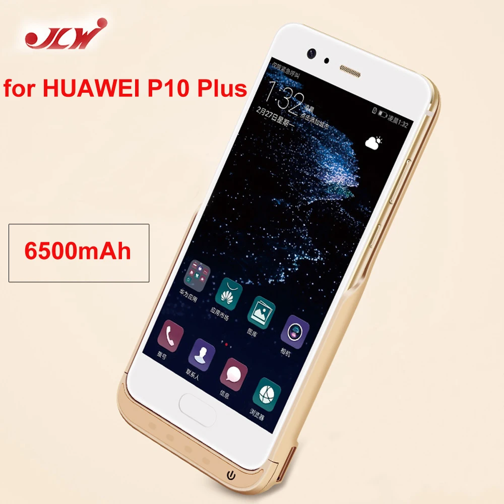

JLW 6500mAh Battery Charger Case for HUAWEI P10 Plus External Backup Battery Clip Rechargeable Phone Case For Huawei P10 Plus