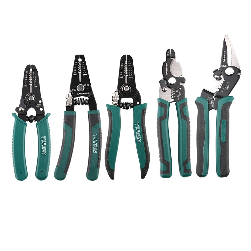

Manufacturer Spot tuo sen multitool Manual 7/-Inch Wire Stripper Saving Effort And Durable Crimping Pliers Electrical 6-Inc