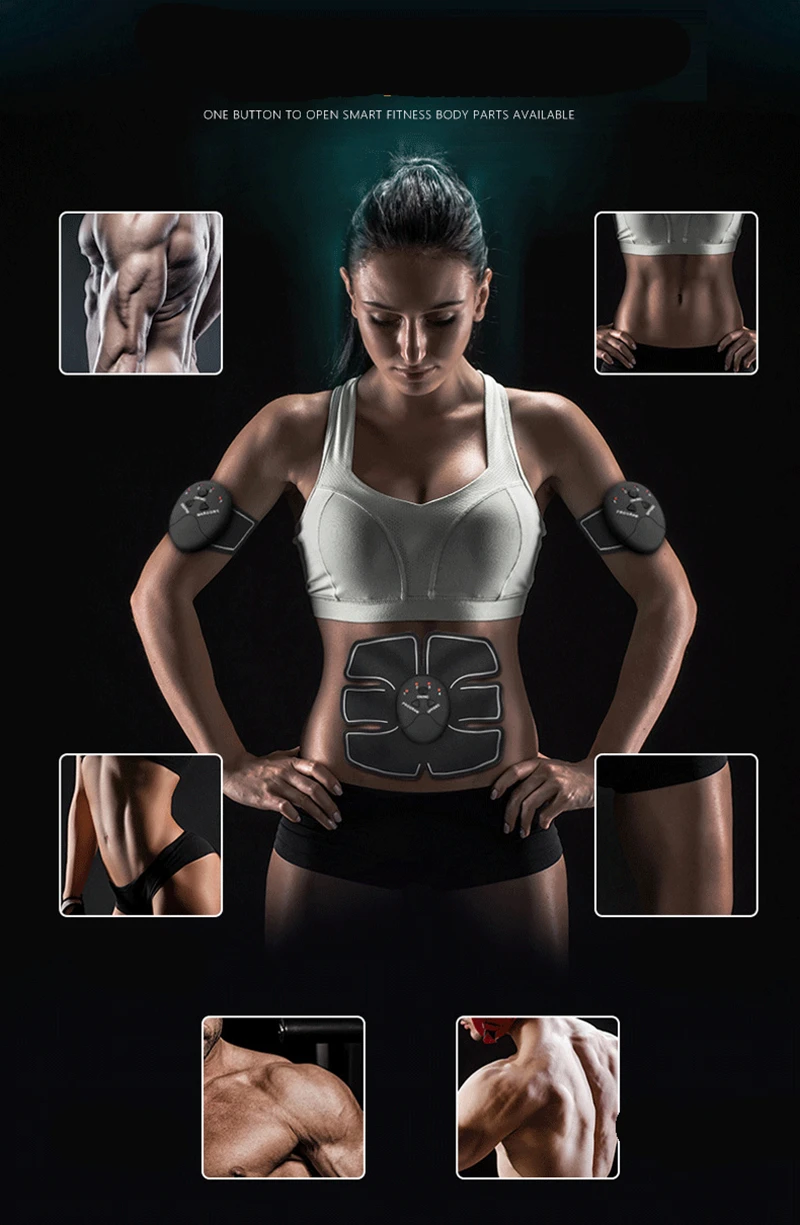 Smart Fitness Muscle Stimulator Abdominal For training apparatus Electric Muscle Belly exercises Gym Equipment Free shipping (3)