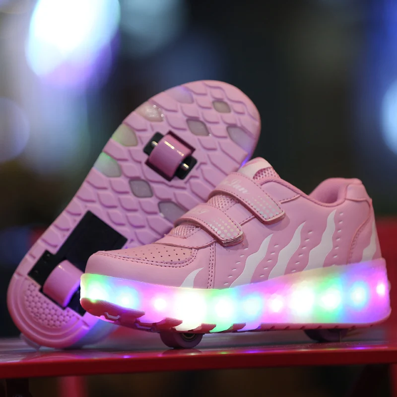 New Children Luminous Shoes Girls Boys LED Light Shoes For Kids Sneakers