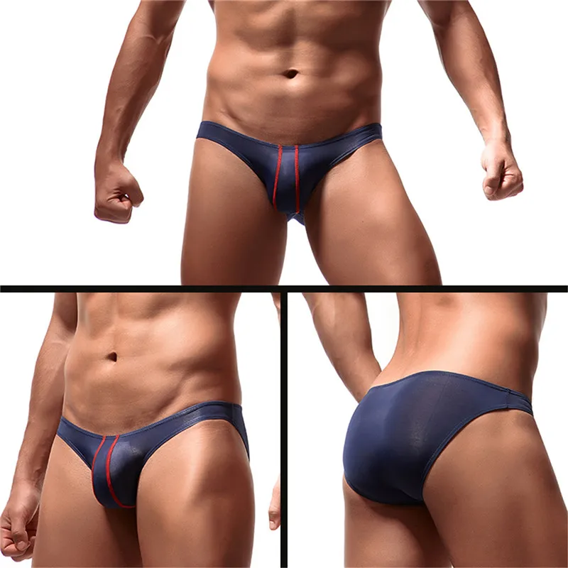 Сексуальное мужское нижнее белье трусы экзотические бантики Cueca Masculina с низкой