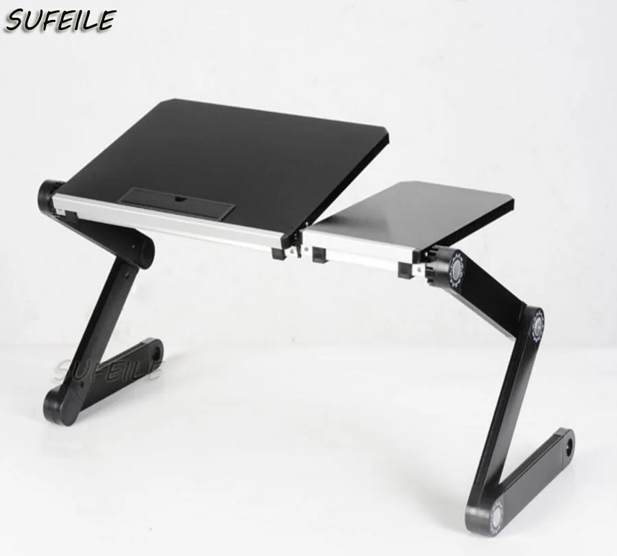 Sufeile 360 المتداول للتعديل للطي الجدول نزهة للطي مكتب كمبيوتر محمول الجدول موقف كمبيوتر محمول سرير صينية SI1D5