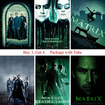 

Matrix Posters Clear Image White Coated Paper Prints Wall Stickers Home Decoration