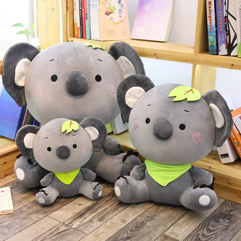 Dorimytrader New Cute Animal Koala Stuffed Toy Big Plush Grey Koalas Doll Pillow for Children Gift 31inch 80cm DY50207 (7)
