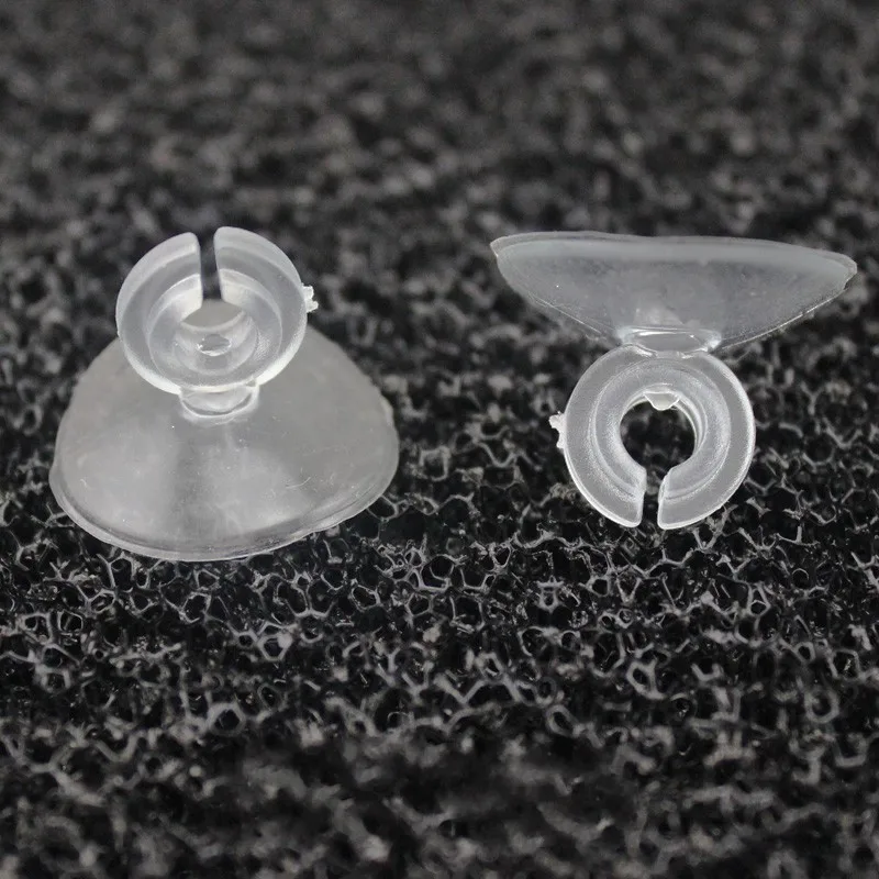 10Pcs/lot 5mm Aquarium Suction Cup Holder Suction Disc Sucker for Fish Tank Pump Airline Tube Aquariums Holders Sucker