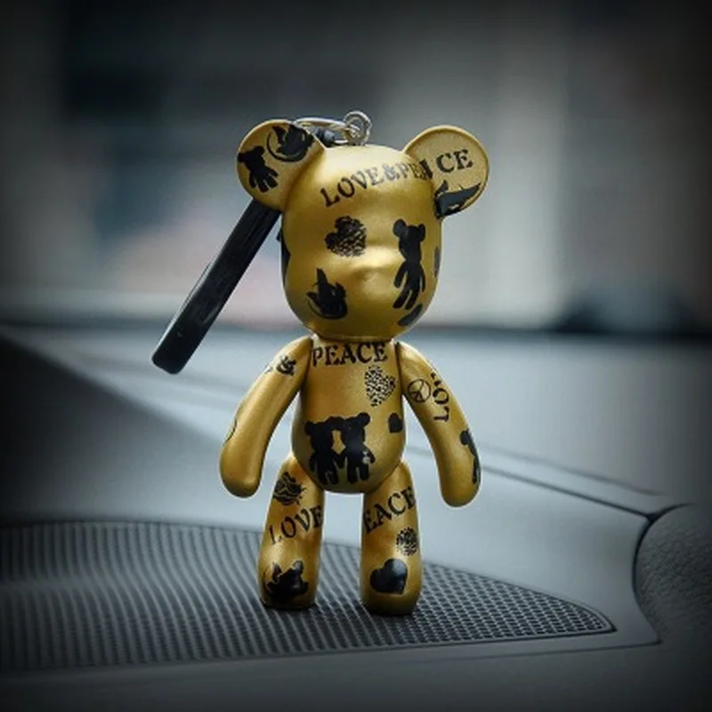 2018 nuevo Japón y Corea del Sur Anime Popobe Gloomy Bear Llavero Bomgom Bear Llavero mujer bolso coche Llavero Accesorios