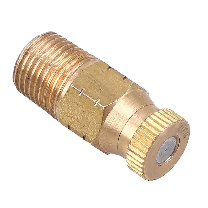 Gold 1/8" Mist Sprinkler Head Spray Misting Nozzle Garden Farm Irrigation System