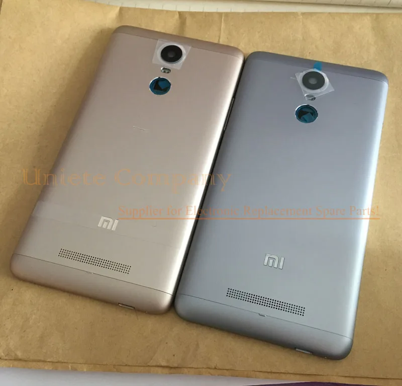 Original Spare Parts for Xiaomi Redmi Note 3 Back Battery Cover Door Housing Side Buttons Camera
